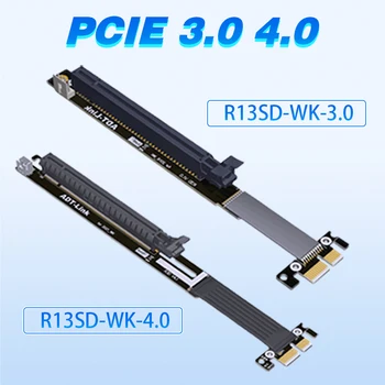 PCI-E 4.0 Удлинитель 3.0 X1-X16 PCIe 1x 16x Riser Adapter Перемычка Кабель для майнинга BTC Графический процессор GTX RTX Видеокарты NVIDIA AMD