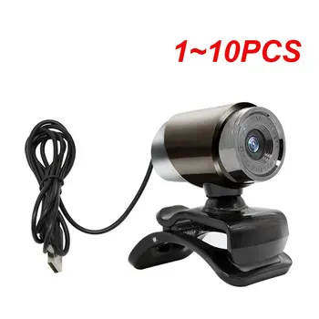 1-10 шт. Камера с микрофоном, подключаемая и воспроизводимая без драйверов Компьютерная Веб-камера Usb 300k Webcamera Камера Hd Webcamera Со встроенным