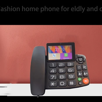 Стационарный настольный телефон 4G andriond с функцией volte и видеозвонком для дома и офиса