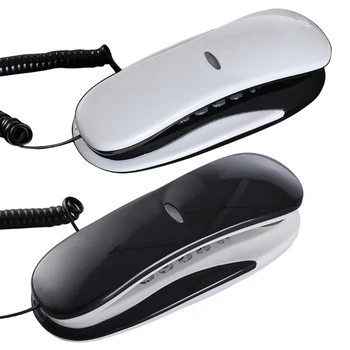 Настенный проводной телефон, настольный домашний телефон для пожилых абонентов, Встроенная кнопка телефона для домашнего офиса