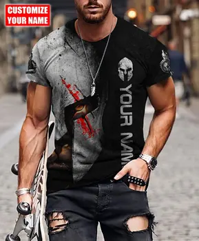 Мужская футболка с 3D принтом 