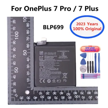 2023 Года 1 + 100% Оригинальная Сменная Батарея 4000 мАч BLP699 Для Аккумуляторов мобильных телефонов OnePlus 7Pro 7 Pro 7Plus 7 Plus