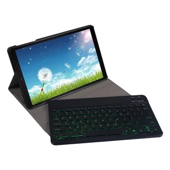 Кожаный чехол для Lenovo Tab P12 Pro Case TB-Q706F с клавиатурой с подсветкой Чехол для Xiaoxin Pad Pro 12.6 с Подставкой Skin Shell