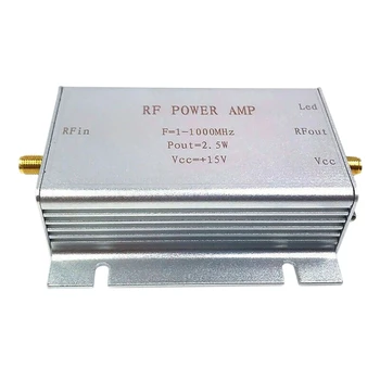 Усилитель мощности 1-1000 МГц 2,5 Вт для ВЧ FM-передатчика, УКВ, радиолюбителей