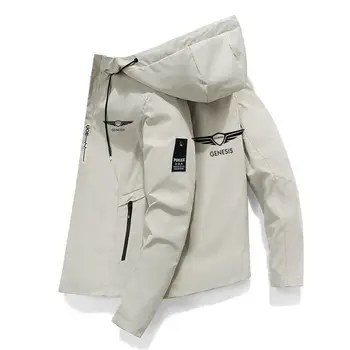 GENESIS Весенне-осенняя новая куртка-бомбер мужская ветровка куртка на молнии повседневная рабочая куртка модная уличная куртка для приключений