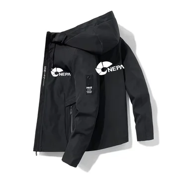 NEPA-Новая куртка для кемпинга в дикой природе и горных приключений, Мужское легкое пальто для отдыха и путешествий, Весенне-осенняя ветровка с капюшоном для пеших прогулок