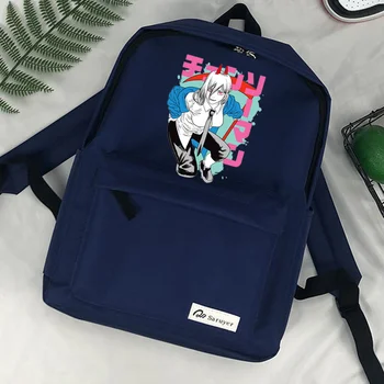 Мужские сумки с бензопилой 2022 kawaii аниме дизайнерский женский рюкзак mochilas da moda plecaki femenina
