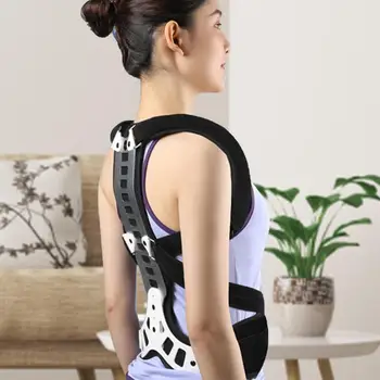 Корректор осанки Регулируемая Поддержка осанки на плечах, Бандаж для спины для мужчин и женщин, Выпрямитель для шеи, плеча и спины