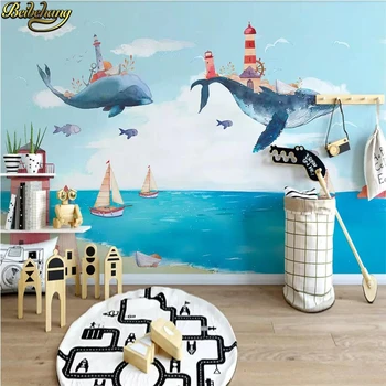 beibehang Детская мультяшная фотография настенные фрески обои спальня papel de parede 3D фотообои для детской комнаты 3d полы