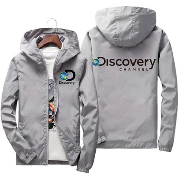 Новая куртка с принтом Discovery Channel, мужская Верхняя куртка Survey Expedition Scholar, верхняя одежда, Ветровка