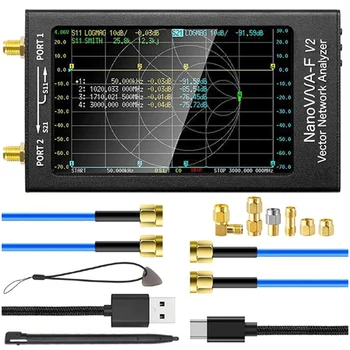 Векторный сетевой анализатор Nanovna-F V2 HF VHF UHF VNA с 5000 мАч для измерения параметров S