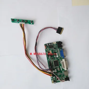 Светодиодный HDMI DVI VGA комплект Aduio плата драйвера контроллера кабель для 40pin N101L6-L01/N101L6-L02 1024*600 плата панельного монитора