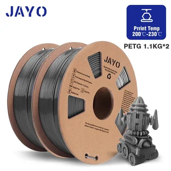 JAYO PLAMe/PETG/ШЕЛК/ABS/PLAPPLUS/PLA Нить 1,75 мм 3D принтер 2 рулона для FDM Высокопрочных Материалов 3D Печати DIY Подарок