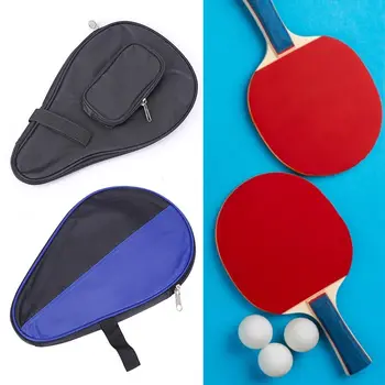 Вместимость мяча Контрастный цветной Защитный чехол с ремнем, сумка для ракеток для пинг-понга, чехол для ракеток для настольного тенниса в форме калебаса