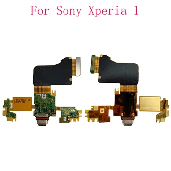 USB-порт для зарядки, гибкий кабельный разъем для Sony Xperia 1 J8110 J8170 J9110 XZ4, гибкий модуль зарядного устройства