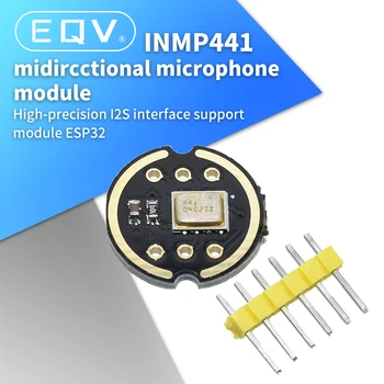 Всенаправленный микрофонный модуль I2S интерфейс INMP441 MEMS Высокая точность Низкая мощность сверхмалый объем для ESP32