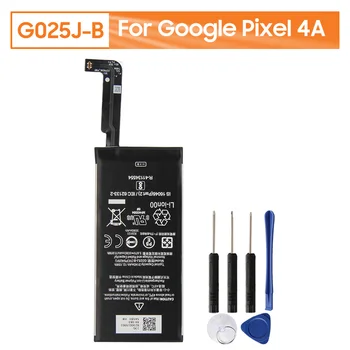 Аккумулятор G025J-B для Google Pixel 4A Замена аккумулятора телефона 3080 мАч с бесплатными инструментами