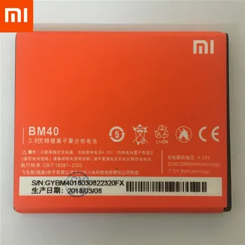 100% резервный новый аккумулятор BM40 2030 мАч для Xiaomi Mi Redmi 1-1S, аккумулятор в наличии с номером отслеживания