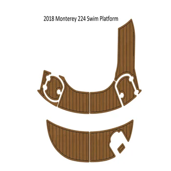 2018 Monterey 224 Swim Platfrom Подножка для лодки EVA Foam Коврик для пола из искусственного Тика