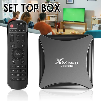 Новый X88 Pro MINI 13 Smart TV Box Android 13 RK3528 Двойной WiFi 8K 4GB 32GB 64GB Телеприставка Android 13,0 Медиаплеер 2023