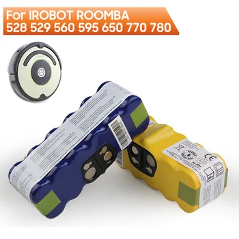 Оригинальная Сменная батарея робота для iRobot Roomba 528 529 560 595 650 770 780 601 620 980 Перезаряжаемая батарея 3000 мАч