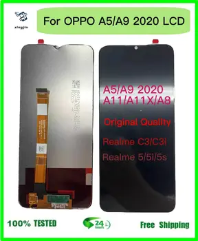 100% Тест для OPPO A11/A11x/A8/A5/A9 (2020) CPH1937 CPH1939 CPH1931 ЖК-дисплей Сенсорная панель Дигитайзер датчика в сборе Realme 5/5i