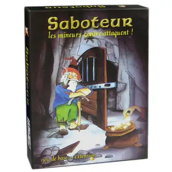 Saboteur 1 Настольная игра на полной английской базе Dwarf Funny Miner Duel Принадлежности для вечеринки