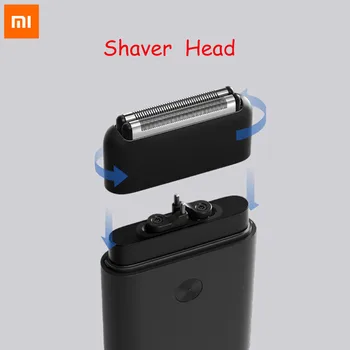 Электробритвенная головка Xiaomi Для электробритвы Xiaomi с двойным Резаком Запасные части для бритья Возвратно-поступательная режущая головка