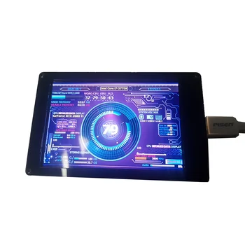 Nvarcher 3,5/5-дюймовый IPS ЖК-монитор с поддержкой динамического дисплея USB AIDA64, вспомогательный экран с поддержкой вертикального экрана с алюминиевым корпусом