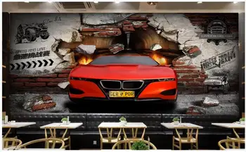 WDBH Пользовательские фото 3d обои Персонализированные инструменты настенная красная спортивная картина для автомобиля гостиная домашний декор обои для стен 3 d