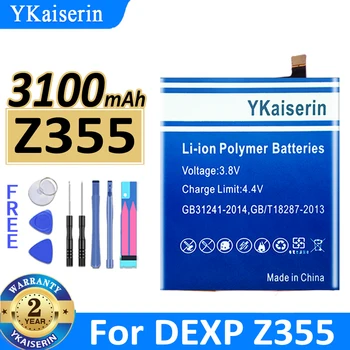 Аккумулятор YKaiserin емкостью 3100mAh Z 355 для аккумуляторов мобильных телефонов DEXP Z355