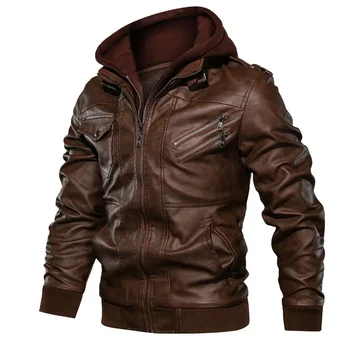 Куртка ded 2023, Теплая Новая осенне-зимняя мужская кожаная мотоциклетная модная куртка, бейсбольная куртка из искусственной кожи, пальто европейского размера