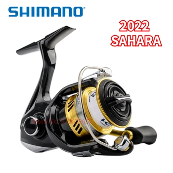 Катушка для спиннинга SHIMANO 2022 SAHARA FI 1000 2000 2500 3000 4000 5000 серии 5.0: 1 6.2: 1 Передаточное отношение 4 + 1BB X-SHIP для рыбной ловли в соленой воде