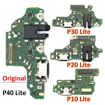 100% Оригинальный USB Разъем для зарядки Плата Порта Гибкий Кабель для Huawei P9 P10 P20 Pro P30 P40 Pro Lite Plus P40 Lite E