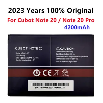 Новый оригинальный аккумулятор емкостью 4200 мАч для телефона Cubot Note 20/Note 20 Pro, высококачественные сменные батареи