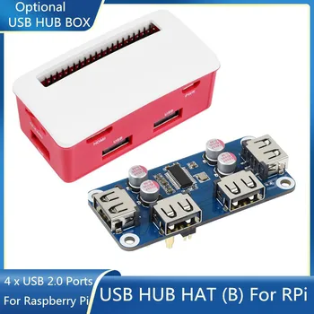 USB-КОНЦЕНТРАТОР HAT Плата расширения Starter Kit для RPI 0 Raspberry Pi Zero 2 W WH 3A 3B Plus 3 Модель B 4 4B Аксессуары Дополнительная коробка