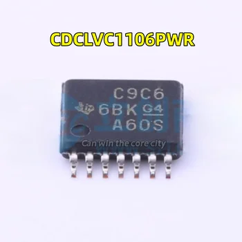 10 шт./лот Новый CDCLVC1106PWR трафаретная печать C9C6 тактовый буферный чип посылка TSSOP14 оригинал
