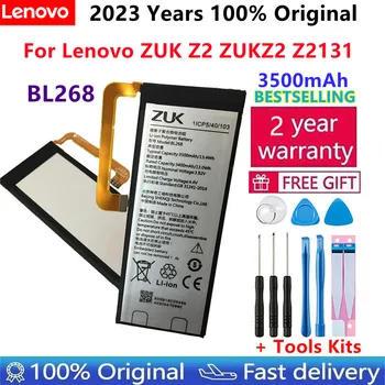 Lenovo BL268 Аккумулятор Для Lenovo ZUK Z2 Z2131 3500 мАч Замена мобильного Телефона Высококачественный Оригинальный Аккумулятор + Бесплатные инструменты