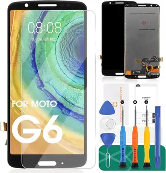 Motorola Moto G6 Замена Экрана ЖК-дисплей Сенсорный экран Дигитайзер в Сборе Запчасти, совместимые с XT1925 XT1925-5 XT1925-6