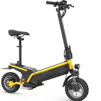 Новый Дешевый взрослый F1 45 км/ч внедорожный электроскутер складной e roller mobility e-scooter Электрический скутер 500 Вт с сиденьем
