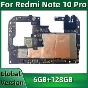 128 ГБ материнских плат MB для модуля печатной платы Redmi Note 10 Pro Глобальная версия Основных печатных плат