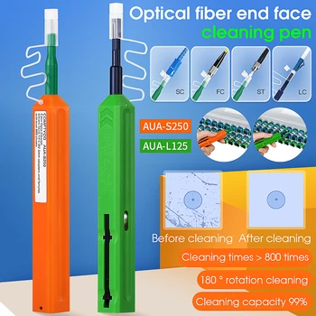 SC/FC/ST FTTH Ручка для чистки оптического волокна Инструмент 1,25 мм/2,5 мм Оптический Умный Очиститель