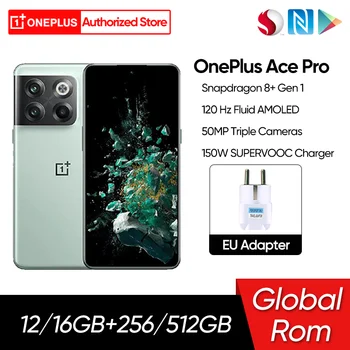 Глобальная Встроенная Память OnePlus Ace Pro 5G 10T 150 Вт SUPERVOOC Charge 4800 мАч 6,7 120 Гц AMOLED Дисплей 50 Мп Камера NFC
