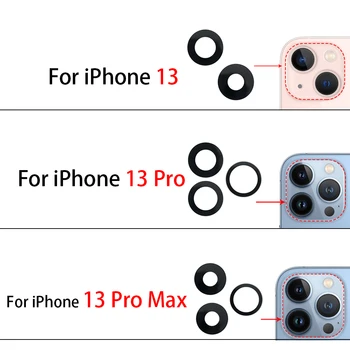 Оригинальный Новый Стеклянный объектив камеры заднего вида для iPhone 13 Pro Max Mini с оригинальной наклейкой Запасные части