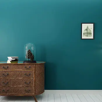 ПВХ Скандинавский Зеленый Сплошной цвет, Матовый Декор, Наклейка для гостиной, Виниловые Самоклеящиеся водонепроницаемые обои, наклейка для спальни
