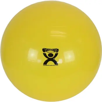 Надувной мяч для йоги для упражнений на устойчивость - желтый - 18 дюймов (45 см)