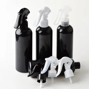 ПЭТ-черные пластиковые бутылки-распылители 20 x 10 унций С эргономичным распылителем Многоразового использования, Упаковка для шампуня С поддержкой печати логотипа
