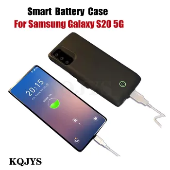 KQJYS Power Bank Чехлы для Зарядных устройств Samsung Galaxy S20 5G Чехол для аккумулятора Внешний Чехол PowerBank Чехол Для Зарядки Аккумулятора