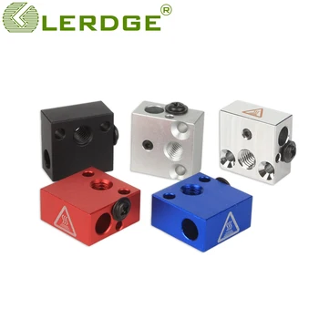 Нагревательный блок LERDGE MK8 для деталей 3D-принтера с силиконовым носком Для экструдера 3D-принтера Hotend J Head CR10