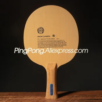 Оригинальная ракетка SANWEI HC6S Hino-Carbon для настольного тенниса с лезвием (HINOKI CARBON OFF +) HC-6S Лопатка для пинг-понга